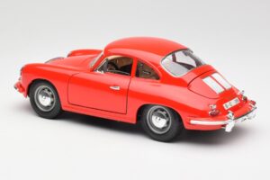 Porsche 356B Rouge Bburago 1:18 3021 Métal — image 7 sur 8