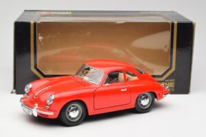 Porsche 356B Rouge Bburago 1:18 3021 Métal — image 8 sur 8