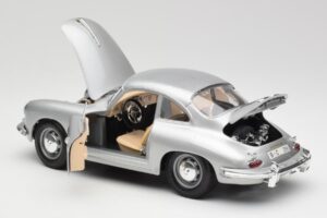 Porsche 356B Argent Bburago 1:18 3021-M1 Métal — image 5 sur 8