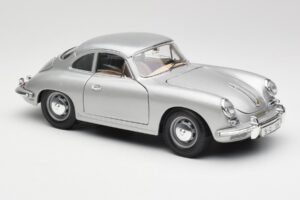 Porsche 356B Argent Bburago 1:18 3021-M1 Métal — image 6 sur 8