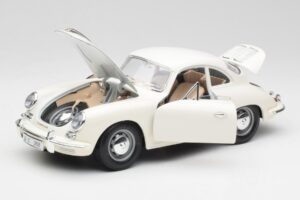 Porsche 356B Blanc Bburago 1:18 3021-M3 Métal — image 2 sur 8