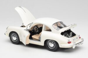 Porsche 356B Blanc Bburago 1:18 3021-M3 Métal — image 5 sur 8