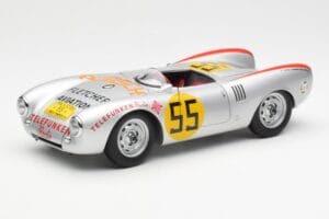 Porsche 550-1500 RS Spyder #55 H. Herrmann Carrera Panamericana 1954 AUTOart 1:18 85470 Métal