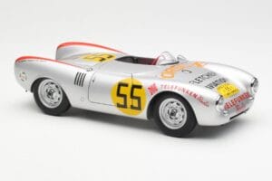Porsche 550-1500 RS Spyder #55 H. Herrmann Carrera Panamericana 1954 AUTOart 1:18 85470 Métal — image 6 sur 8