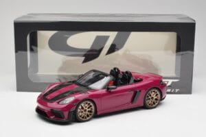 Porsche 718 982 Spyder RS Weissach Package Ruby Star Neo GT Spirit 1:18 GT486 Résine — image 6 sur 6