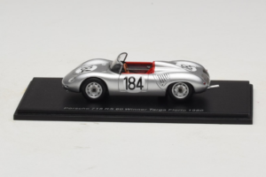 Porsche 718 RS 60 #184 J. Bonnier / H. Herrmann Winner Targa Florio 1960 Spark 1:43 43TF60 Résine
