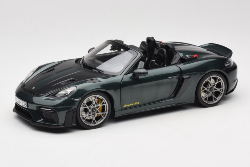 Porsche 718 Spyder RS Weissach Pack Forest Green Norev 1:18 187272 Métal