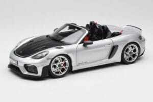 Porsche 718 Spyder RS Weissach Pack GT-Silver Metallic Norev 1:18 187270 Métal