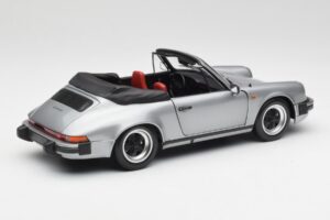 Porsche 911 930 Carrera 3.2 Cabriolet Gris Métallisé Minichamps 1:18 100063034 Métal — image 3 sur 8