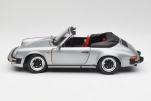 Porsche 911 930 Carrera 3.2 Cabriolet Gris Métallisé Minichamps 1:18 100063034 Métal — image 4 sur 8