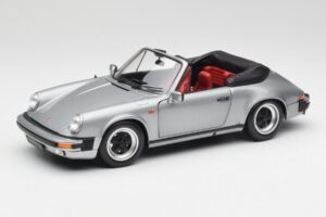 Porsche 911 930 Carrera 3.2 Cabriolet Gris Métallisé Minichamps 1:18 100063034 Métal
