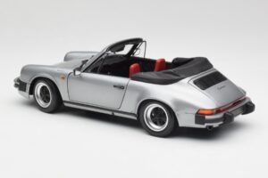 Porsche 911 930 Carrera 3.2 Cabriolet Gris Métallisé Minichamps 1:18 100063034 Métal — image 7 sur 8