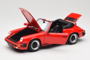 Porsche 911 930 Carrera 3.2 Cabriolet Guards Red Minichamps 1:18 110063030 Métal — image 2 sur 8