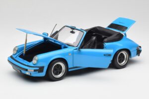 Porsche 911 930 Carrera Cabriolet Bleu Minichamps 1:18 100063032 Métal — image 2 sur 8