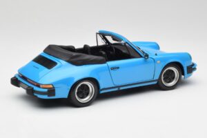 Porsche 911 930 Carrera Cabriolet Bleu Minichamps 1:18 100063032 Métal — image 3 sur 8