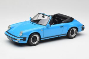 Porsche 911 930 Carrera Cabriolet Bleu Minichamps 1:18 100063032 Métal