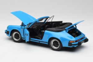 Porsche 911 930 Carrera Cabriolet Bleu Minichamps 1:18 100063032 Métal — image 5 sur 8