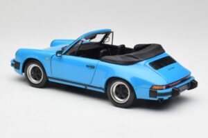 Porsche 911 930 Carrera Cabriolet Bleu Minichamps 1:18 100063032 Métal — image 7 sur 8