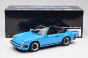 Porsche 911 930 Carrera Cabriolet Bleu Minichamps 1:18 100063032 Métal — image 8 sur 8