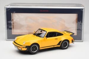 Porsche 911 930 Turbo 3.0 Jaune Norev 1:18 187579 Métal — image 8 sur 8
