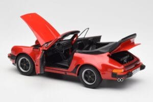 Porsche 911 930 Turbo Cabriolet Rouge Norev 1:18 187664 Métal — image 5 sur 8