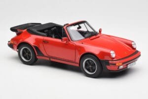 Porsche 911 930 Turbo Cabriolet Rouge Norev 1:18 187664 Métal — image 6 sur 8