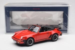 Porsche 911 930 Turbo Cabriolet Rouge Norev 1:18 187664 Métal — image 8 sur 8