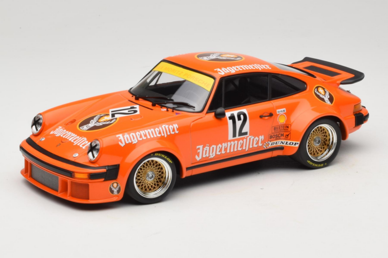 Porsche 911 934 Jagermeister #12 H. Kelleners Winner ADAC Eifelrennen DRM 1976 Minichamps 1:18 155766412 Métal