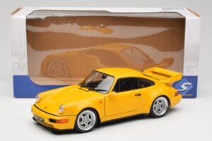 Porsche 911 964 3.8 RS Speed Yellow Solido 1:18 S1803401 Métal — image 7 sur 7