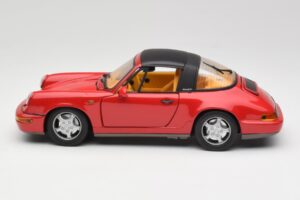 Porsche 911 964 Carrera 2 Targa Rouge Anson 1:18 30305-W Métal — image 4 sur 8
