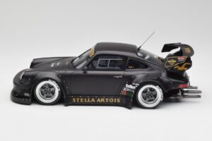 Porsche 911 964 RWB Stella Artois Bumper Delete GT Spirit 1:18 GT918 Résine — image 3 sur 6