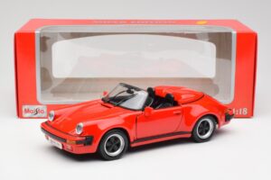 Porsche 911 964 Speedster Rouge Maisto 1:18 37800-M2 Métal — image 8 sur 8