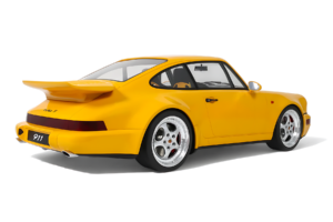 Porsche 911 964 Turbo S Speed Yellow GT Spirit 1:8 GTS801701 Résine — image 2 sur 5