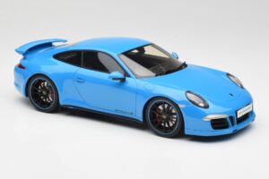Porsche 911 991 Carrera 4S Aerokit Bleu GT Spirit 1:18 GT085 Résine — image 4 sur 6