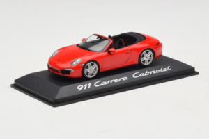 Porsche 911 991 Carrera Cabriolet Rouge Minichamps 1:43 WAP0200120C Métal — image 2 sur 4
