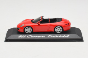 Porsche 911 991 Carrera Cabriolet Rouge Minichamps 1:43 WAP0200120C Métal