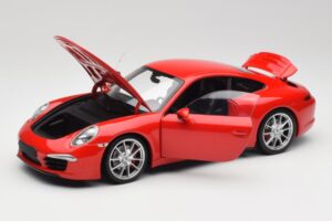 Porsche 911 991 Carrera S Guards Rouge Minichamps 1:18 100061020 Métal — image 2 sur 8