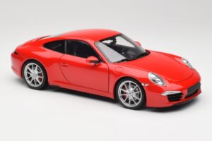 Porsche 911 991 Carrera S Guards Rouge Minichamps 1:18 100061020 Métal — image 6 sur 8