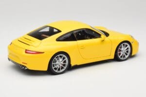 Porsche 911 991 Carrera S Racing Yellow Minichamps 1:18 100061021 Métal — image 3 sur 8