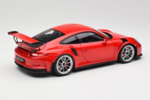 Porsche 911 991 GT3 RS Guards Rouge Jantes Argent AUTOart 1:18 78165 Métal — image 3 sur 8