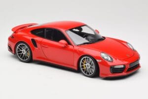 Porsche 911 991 Turbo S Guards Red Minichamps 1:18 110067122 Métal — image 6 sur 8