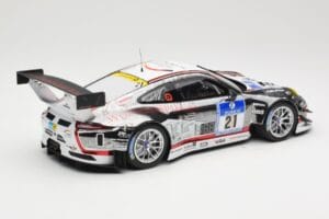 Porsche 911 991.1 GT3 R #21 WTM Racing J. Stursberg / V. Krumbach 24h Nurburgring 2016 Minichamps 1:18 155166021 Métal — image 2 sur 6
