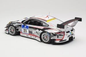 Porsche 911 991.1 GT3 R #21 WTM Racing J. Stursberg / V. Krumbach 24h Nurburgring 2016 Minichamps 1:18 155166021 Métal — image 5 sur 6