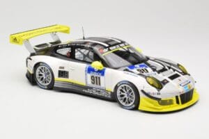 Porsche 911 991.1 GT3 R #911 Manthey Racing N. Tandy / E. Bamber 24h Nurburgring 2016 Minichamps 1:18 155166911 Métal — image 4 sur 6