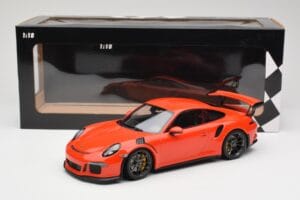 Porsche 911 991.1 GT3 RS Lava Orange Minichamps 1:18 155066220 Métal — image 6 sur 6