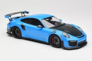 Porsche 911 991.2 GT2 RS Bleu avec Jantes Noires Minichamps 1:18 155068308 Métal — image 4 sur 6