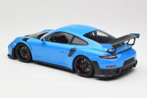 Porsche 911 991.2 GT2 RS Bleu avec Jantes Noires Minichamps 1:18 155068308 Métal — image 5 sur 6