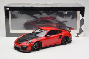 Porsche 911 GT2 RS 991.2 Rouge Jantes Noires Minichamps 1:18 155968307 Métal — image 6 sur 6