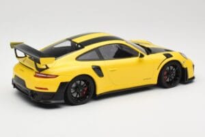 Porsche 911 991.2 GT2 RS Weissach Package Jaune avec Jantes Noires Minichamps 1:18 155068311 Métal — image 2 sur 6