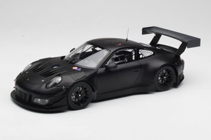 Porsche 911 991.2 GT3 R Matte Black Minichamps 1:18 155186901 Métal